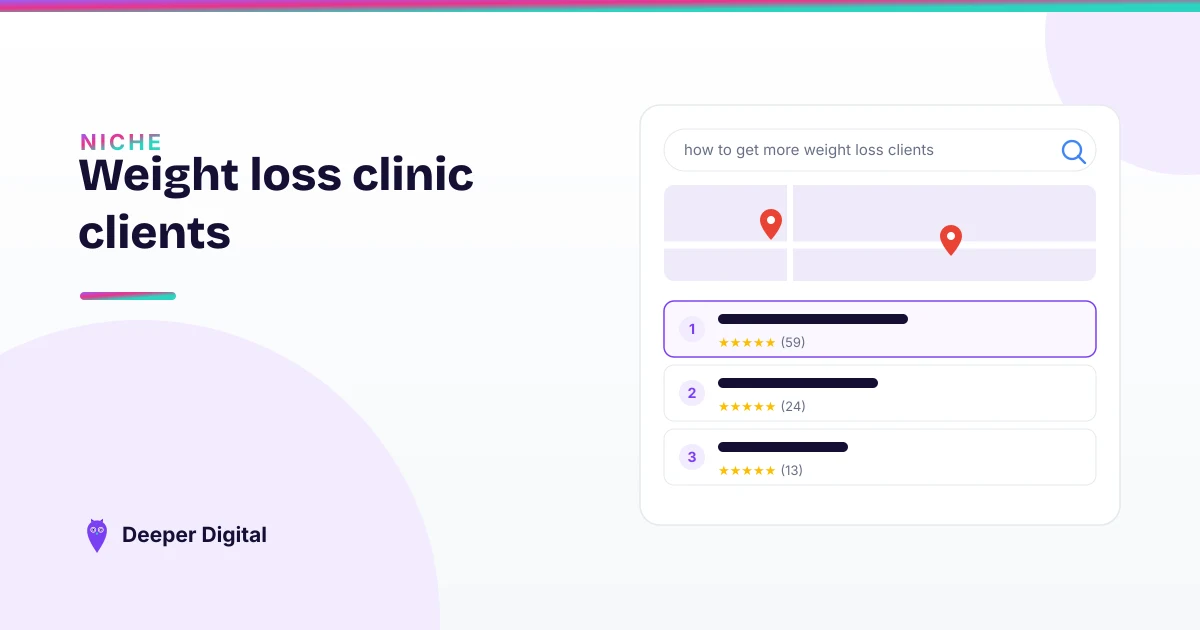 How weight loss clinics get more clients in the GLP-1 era — Deeper Digital, local SEO for Central Texas service businesses